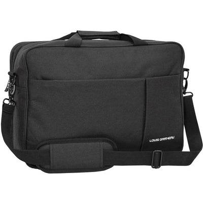 Louis Garneau Carrying Case (Briefcase) for 15" to 17" Notebook - Black (GCICO7501BK)