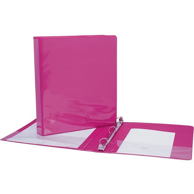 1" D-RING PINK VINYL VIEW BIND. (GCICV10PK)