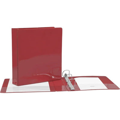 1.5" D-RING RED VINYL VIEW BIND. (GCICV15RD)