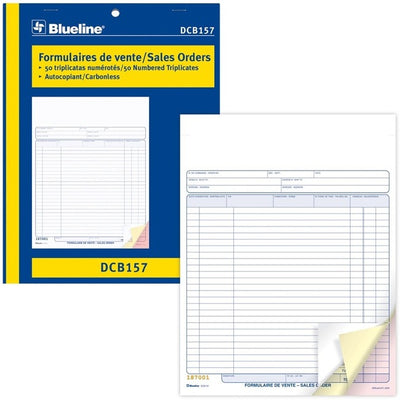 Blueline Sales Orders Book (BLIDCB157)