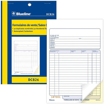 Blueline Sales Orders Book (BLIDCB26)