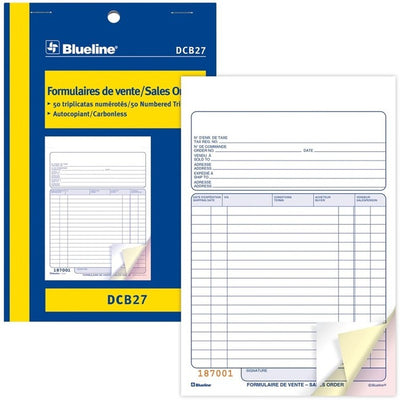 Blueline Sales Orders Book (BLIDCB27)