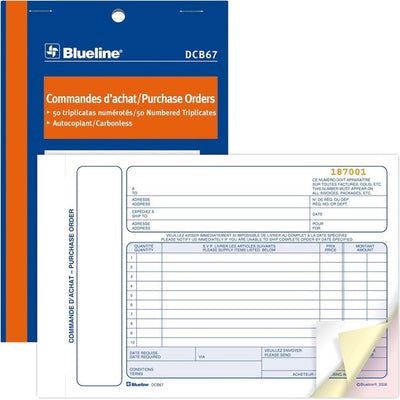 Blueline Purchase Orders Book (BLIDCB67)