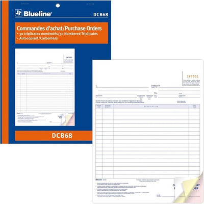 Blueline Purchase Orders Book (BLIDCB68)