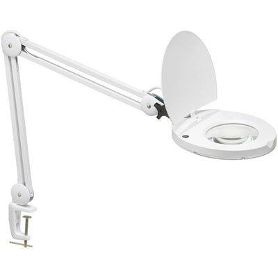 MAGNIF.+LED.CIRC.WH DESK LAMP (DINDMLED10AWH)