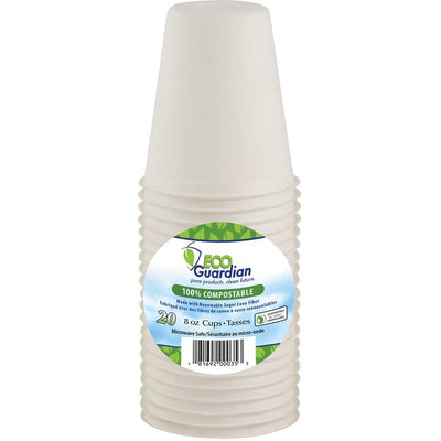 ECOGUARDIAN CUP 8oz OFF WHT. (EGU428417)