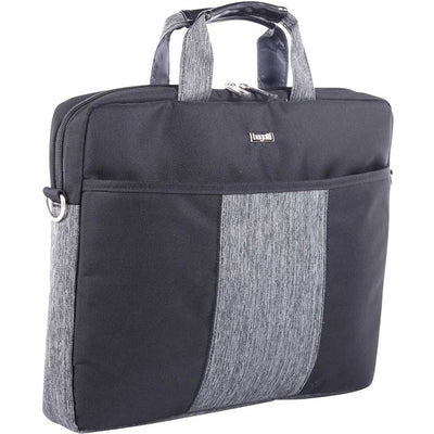 bugatti Carrying Case (Briefcase) for 15.6" Notebook - Black, Gray (BUG378216)