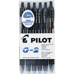 Pilot G2 Retractable Roller Pen (PILG27B-6)