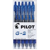 Pilot G2 Retractable Roller Pen (PILG27L-6)