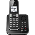 Panasonic KX-TGD390 DECT 6.0 1.93 GHz Cordless Phone - Black (PANKXTGD390B)