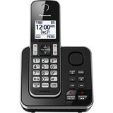 Panasonic KX-TGD390 DECT 6.0 1.93 GHz Cordless Phone - Black (PANKXTGD390B)