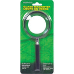 Merangue Classic Glass Magnifier With 3" Lens (MGELG-G75BL)