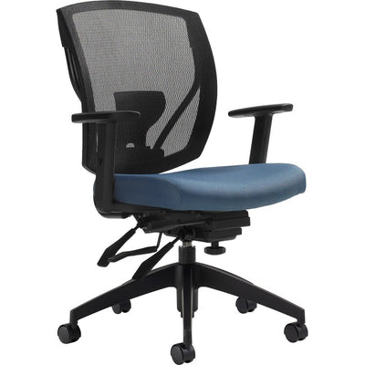Offices To Go Ibex | Upholstered Seat & Mesh Back Multi-Tilter (GLB376624)