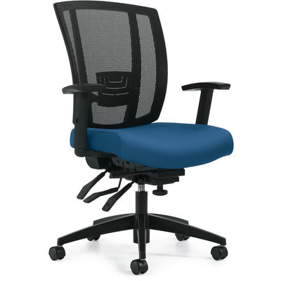Offices To Go Avro | Upholstered Seat & Mesh Back Multi-Tilter (GLB376749)
