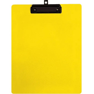 YELLOW LETTER POLY CLIPBOARD (GCIPCB14811YE)