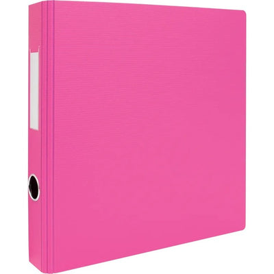 1" D-RING PINK POLY BINDER (GCIPGR1410PK)