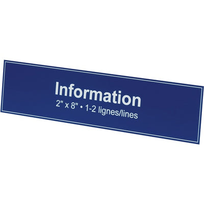 IDENT. PLATE. BASIC 2X8" (ADKPLA128)