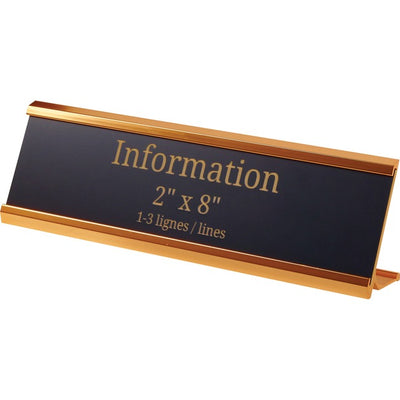 ENGRAV PLATE 2X8 SUP. DESK CUSTOM (ADKPLSUB28)