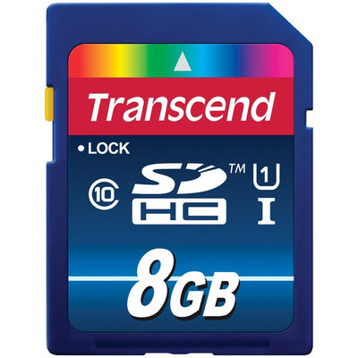 Transcend Premium 8 GB Class 10/UHS-I SDHC - 1 (GBMTS8GSDUI)