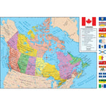 MAP OF CANADA PLAST.49X33"BIL. (REP72117)