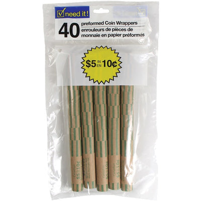 COIN TUBE $.10, 40/PK (DDNCD-40010)