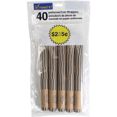 COIN TUBE $.05, 40/PK (DDNCN-40005)