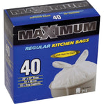 GARBAGE BAG KITCH.20X22 WT(40) (FOD20224)