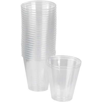 POLAR PLSTC CUP SMTH CLEAR 7OZ (PLR55007)