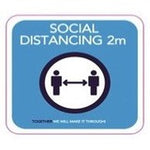 WALL SIGN,ENG,DISTANCE,12X12" (NVX558650)