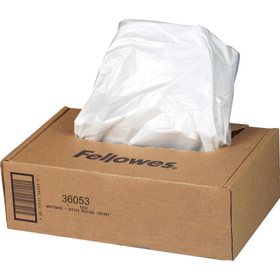 Fellowes Waste Bags for 99Ms, 90S , 99Ci, HS-440 and AutoMax&trade; 130C and 200C Shredders (FEL36053)