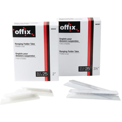 OFFIX CLEAR FLEXIBLE TAB 3.5" (NVX569814)