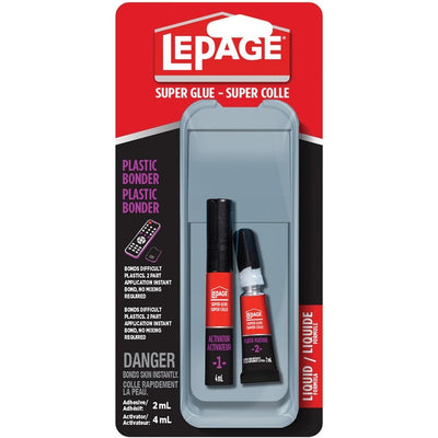 LEPAGE PLASTIC SUPER GLUE 4ml (LEP2600202)