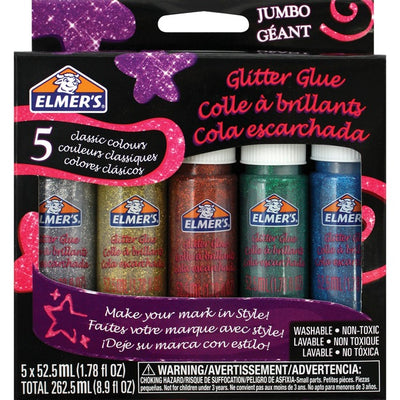 GLITTER GLUE STICK 50ml, 5/PK (EPI60658Q)