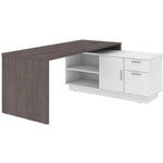 DESK, EQUINOX, GREY/WHITE (BEX804963)