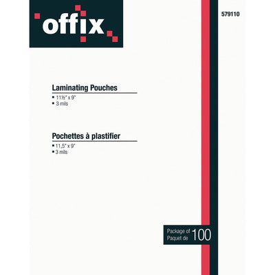 3mil. LET.OFFIX LAMINAT.POUCH (NVX579110)