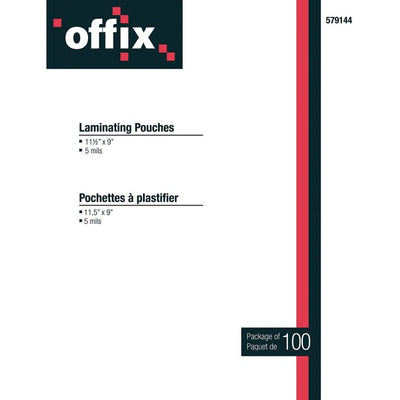 5mil. LET.OFFIX LAMINAT.POUCH (NVX579144)