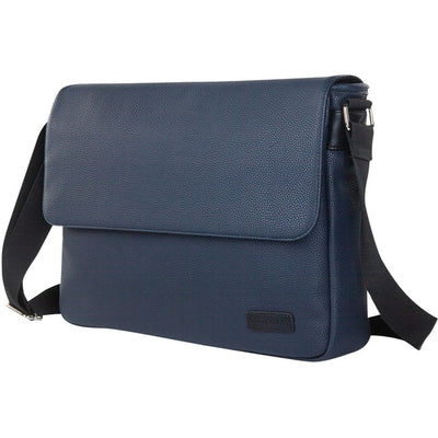 bugatti Contrast Carrying Case (Messenger) for 14" (355.60 mm) Notebook - Navy (BUG805177)