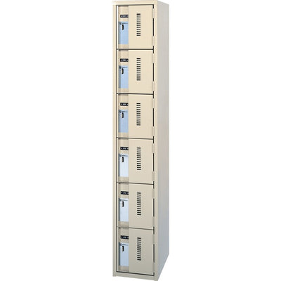 LOCKER 6DOOR 12X18X72 BEIGE (PXX414623)