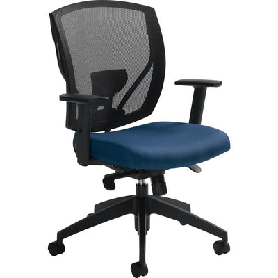 Offices To Go Ibex | Upholstered Seat & Mesh Back Synchro-Tilter (GLB506261)