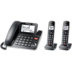 Panasonic KX-TGF872B DECT 6.0 Corded/Cordless Phone - Black (PANKXTGF872B)