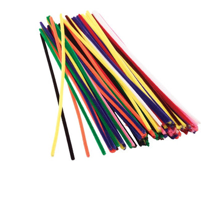 Funstuff Chenille Stems 100 x 12" Assorted (RVEC10085)