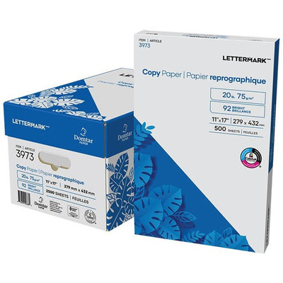 Domtar Copy Paper 92Brightness 20lb 11" x 17" 500/pkg (DMR3973)
