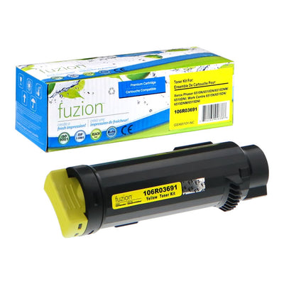 Alternative for Xerox 6510/6515 HY Toner-Yellow (TON106R03692)