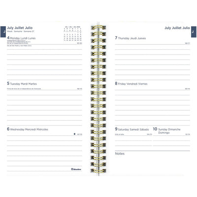 WEEKLY ACAD.PLANNER BOTAN.BLUE (BLICA114BPM02)