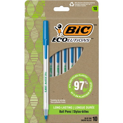 BALLPOINT ECOLUT.PEN 1.0mm BL. (BICGSME10-BLU)