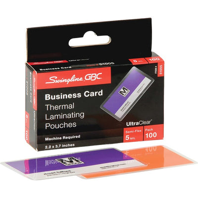 GBC Ultra Clear Thermal Laminating Pouches (GBC51005)