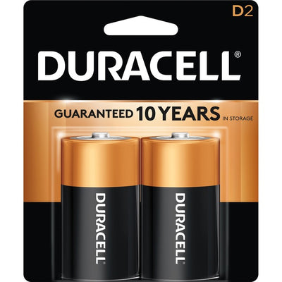 Duracell CopperTop D Size Alkaline Battery (DURMN1300B2Z)