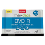 Maxell DVD Recordable Media - DVD-R - 16x - 4.70 GB - 50 / Pack (MAX638011)
