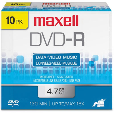 Maxell 16x DVD-R Media (MAX638004)