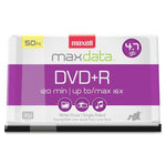 Maxell DVD Recordable Media - DVD+R - 16x - 4.70 GB - 50 / Pack (MAX639013)